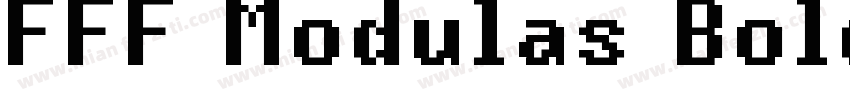 FFF Modulas Bold Extended字体转换